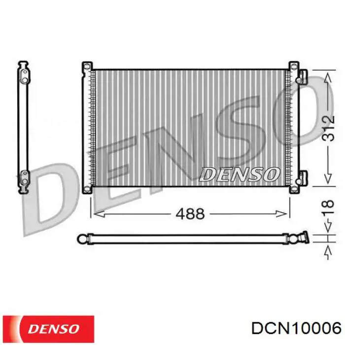 DCN10006 Denso Конденсатор