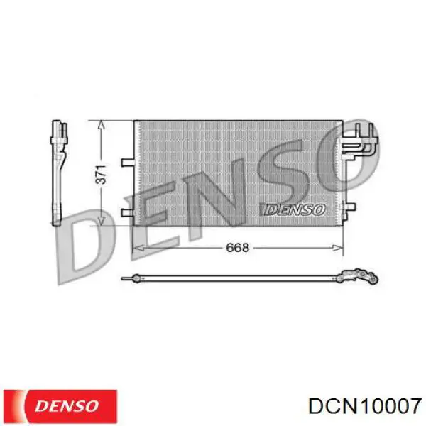 Condensador aire acondicionado DCN10007 Denso