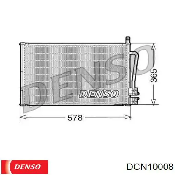Condensador aire acondicionado DCN10008 Denso