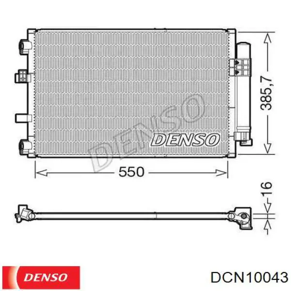 DCN10043 Denso Конденсатор