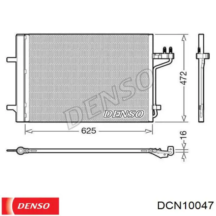 DCN10047 Denso Конденсатор