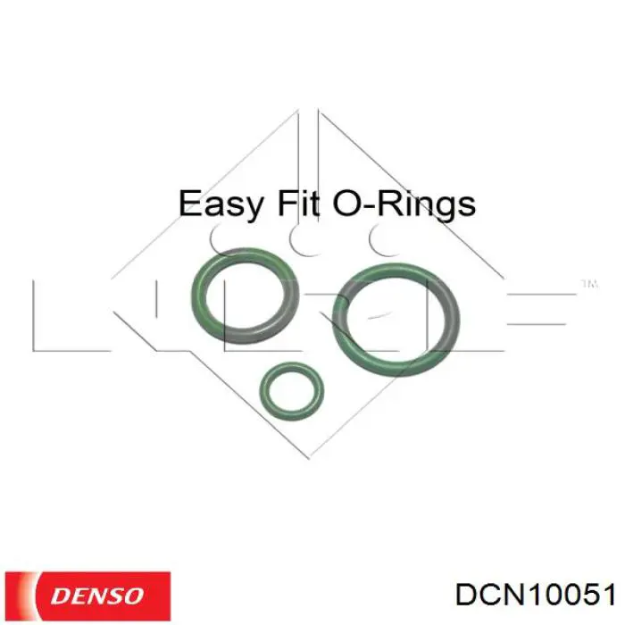Купить DCN10051 Denso Радиатор системы охлаждения кондиционера