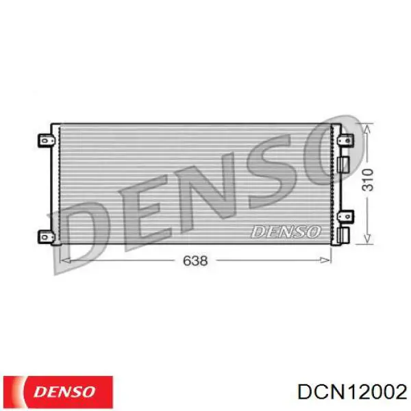Радиатор кондиционера Denso DCN12002