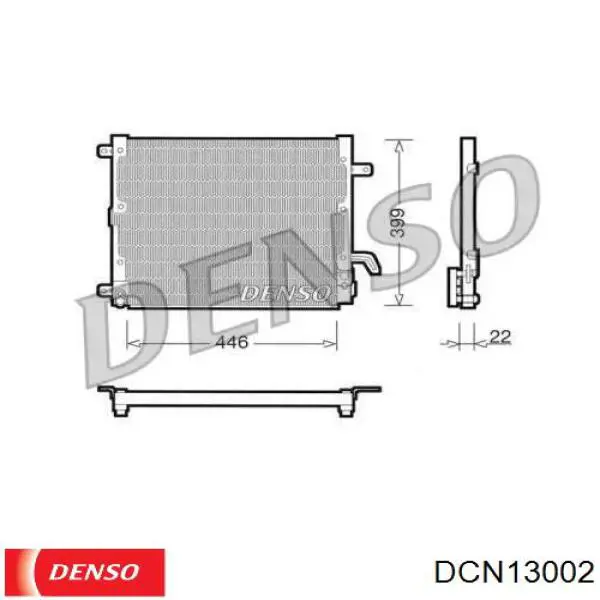 7799352 Fiat/Alfa/Lancia Конденсатор