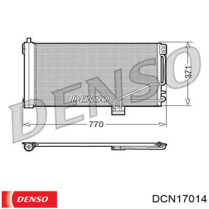 Condensador aire acondicionado DCN17014 Denso