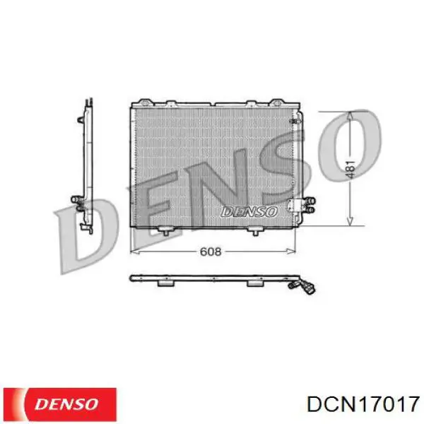 Condensador aire acondicionado DCN17017 Denso