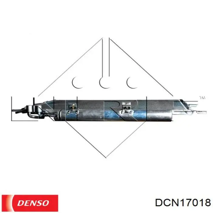 Радиатор кондиционера DCN17018 Denso