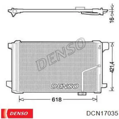 DCN17035 Denso радиатор кондиционера