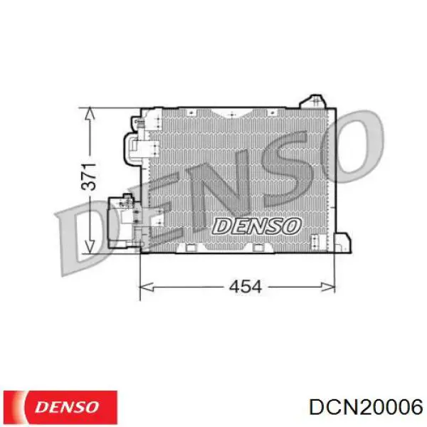 DCN20006 Denso радиатор кондиционера