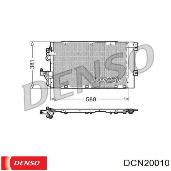 DCN20010 Denso радиатор кондиционера
