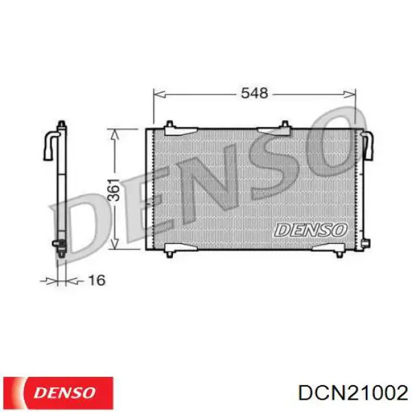 Радиатор кондиционера DCN21002 Denso