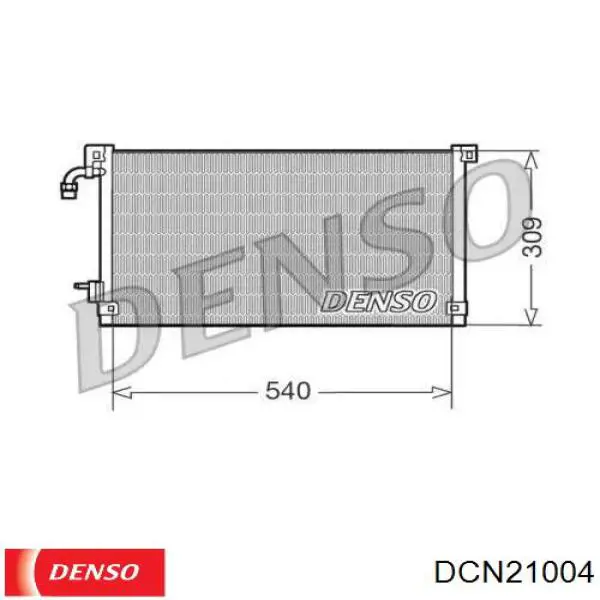 Радиатор кондиционера DCN21004 Denso