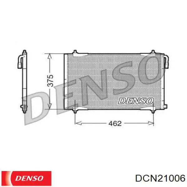 Радиатор кондиционера DCN21006 Denso