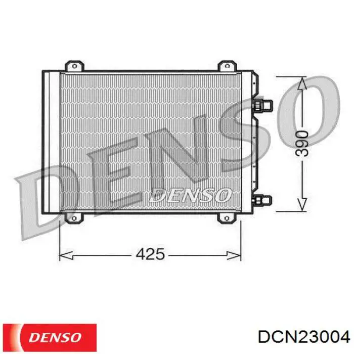 Condensador aire acondicionado DCN23004 Denso