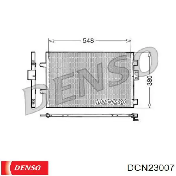 DCN23007 Denso радиатор кондиционера