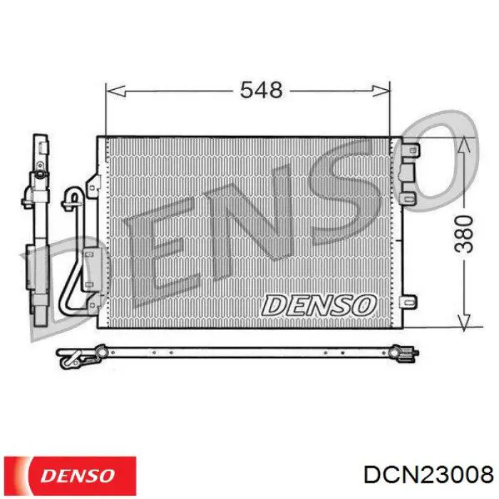 Condensador aire acondicionado DCN23008 Denso