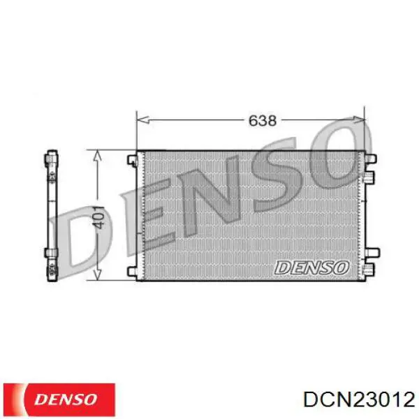Радиатор охлаждения кондиционера Denso DCN23012
