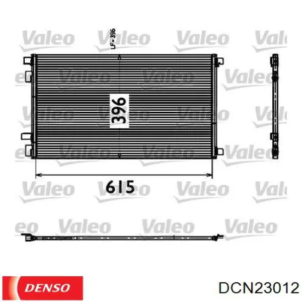 Конденсатор кондиционера Denso DCN23012 цена, от 66.96 USD
