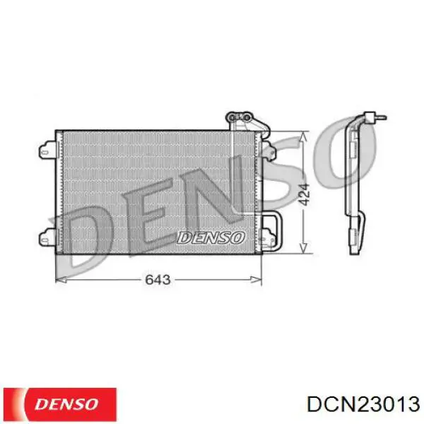 Condensador aire acondicionado DCN23013 Denso