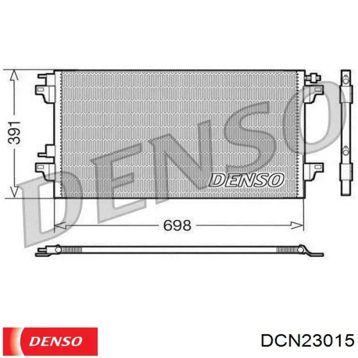 Радиатор кондиционера DCN23015 Denso