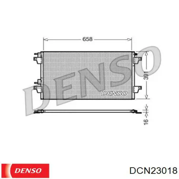 Condensador aire acondicionado DCN23018 Denso