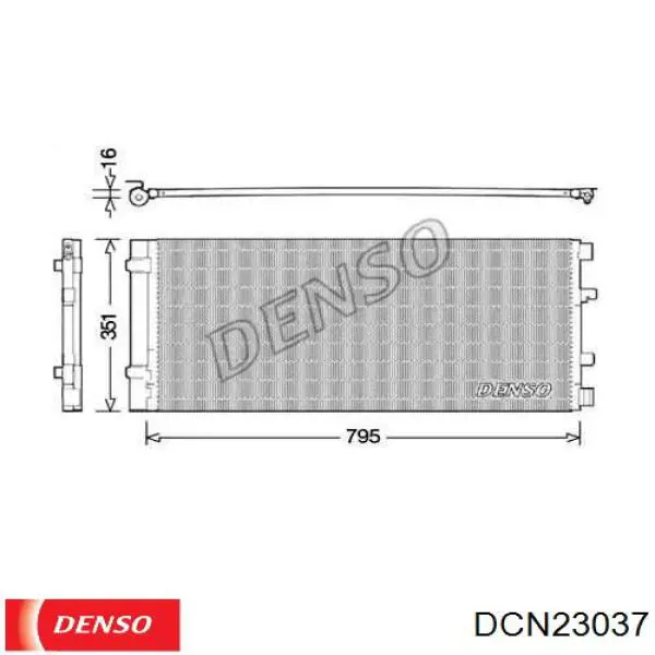 Condensador aire acondicionado DCN23037 Denso