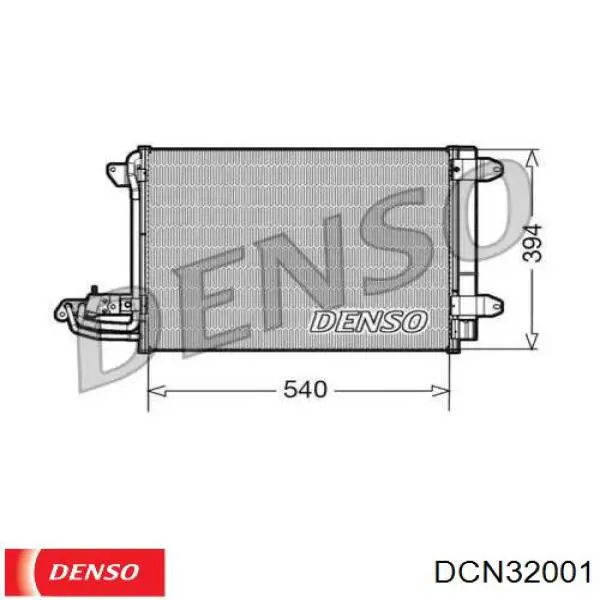 Радиатор кондиционера Denso DCN32001