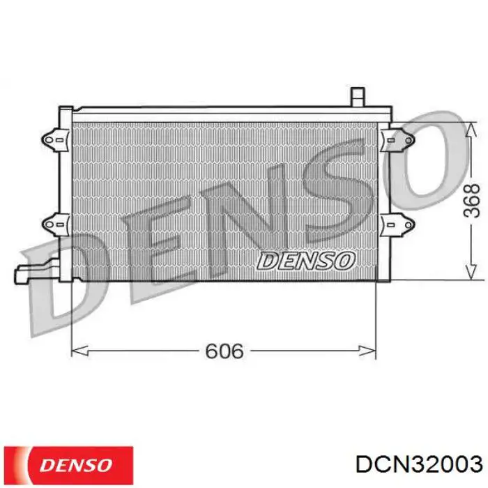DCN32003 Denso радиатор кондиционера