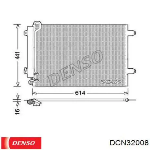 DCN32008 Denso Конденсатор