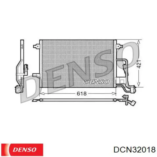 Condensador aire acondicionado DCN32018 Denso