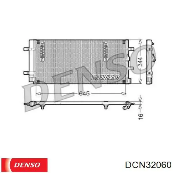 Condensador aire acondicionado DCN32060 Denso