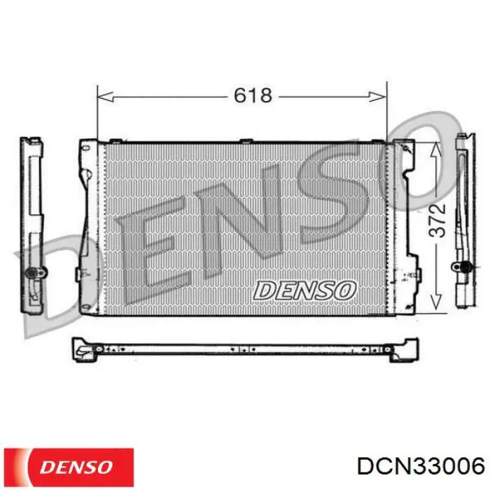 Condensador aire acondicionado DCN33006 Denso