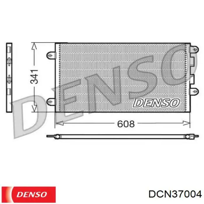 Радиатор кондиционера DCN37004 Denso