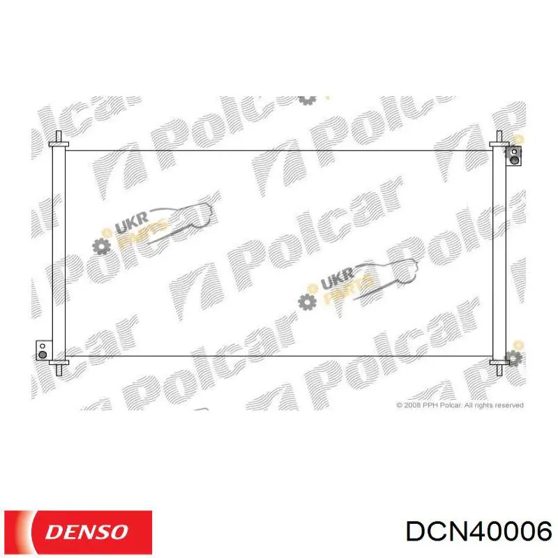 Condensador aire acondicionado DCN40006 Denso