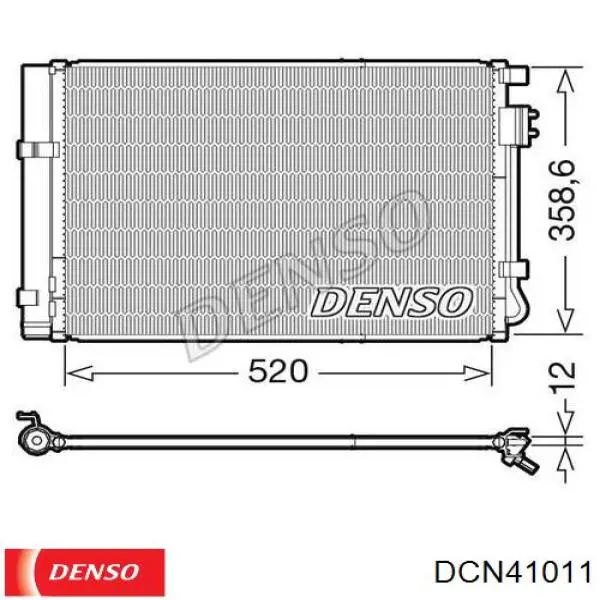 Радиатор кондиционера DCN41011 Denso