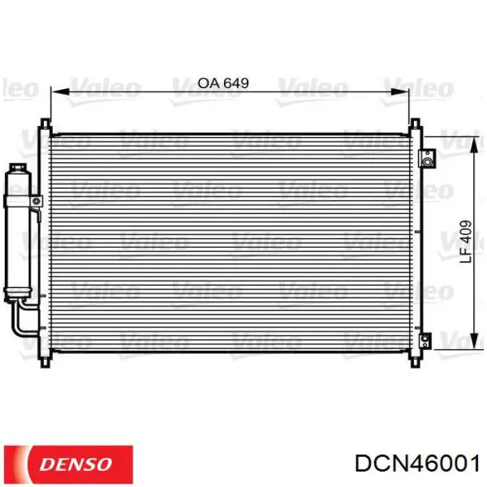 DCN46001 Denso Конденсатор