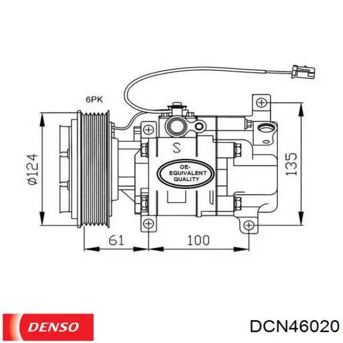 Купить DCN46020 Denso Радиатор системы охлаждения кондиционера