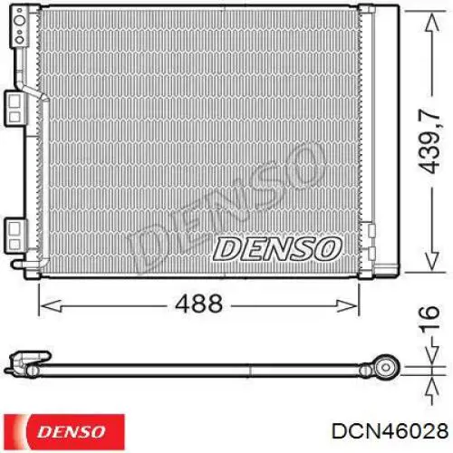 Радиатор охлаждения кондиционера Maxgear AC830051