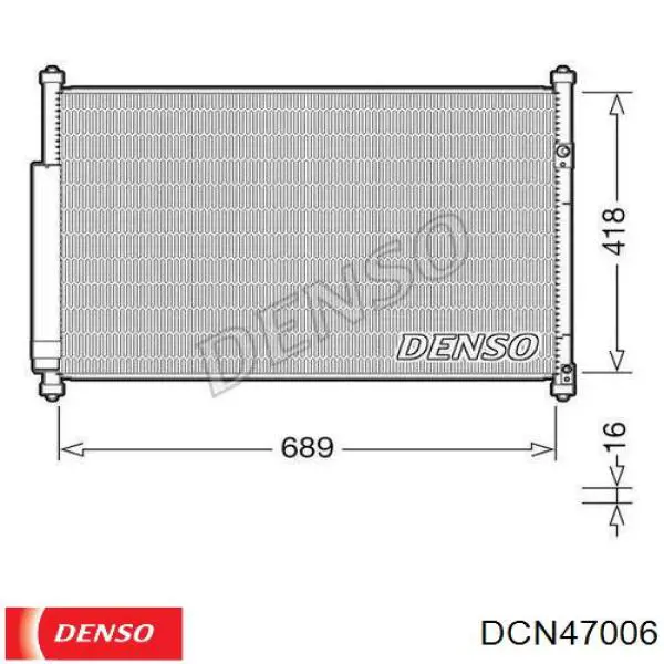 DCN47006 Denso Конденсатор