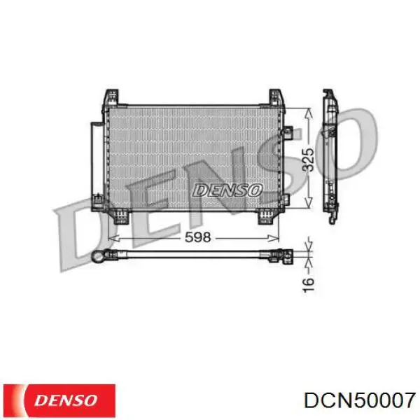 DCN50007 Denso радиатор кондиционера