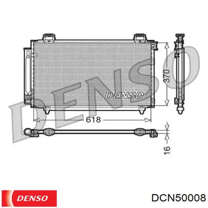 DCN50008 Denso Конденсатор