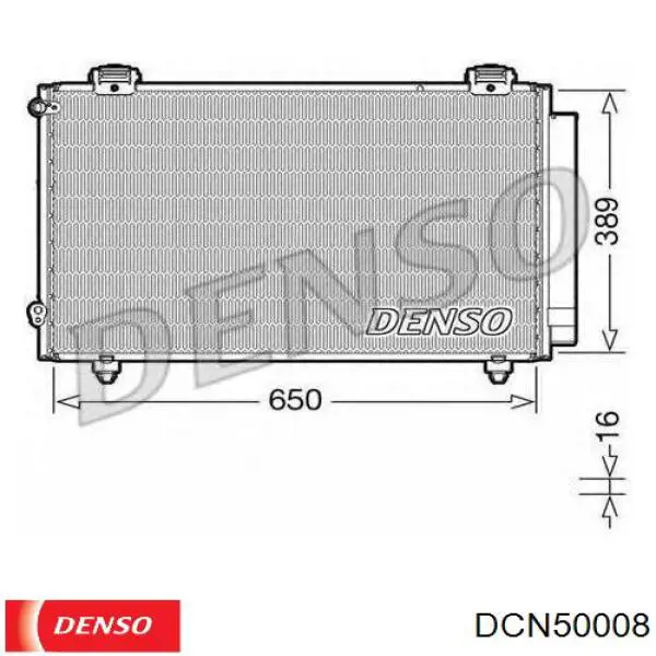 Конденсатор кондиционера Denso DCN50008 цена, от 65.95 USD