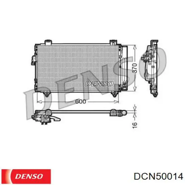 DCN50014 Denso радиатор кондиционера