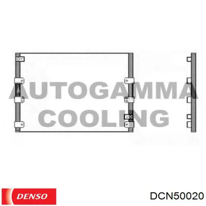 Радиатор кондиционера DCN50020 Denso