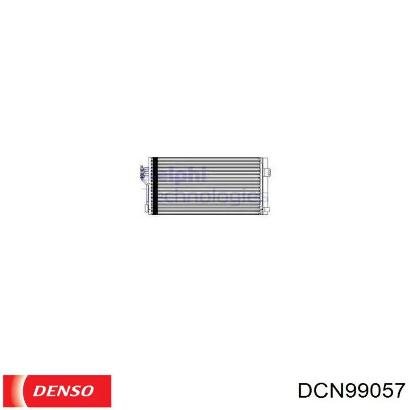 Радиатор охлаждения кондиционера Denso DCN99057