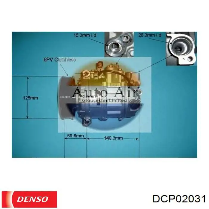 Насос кондиционера Denso DCP02031