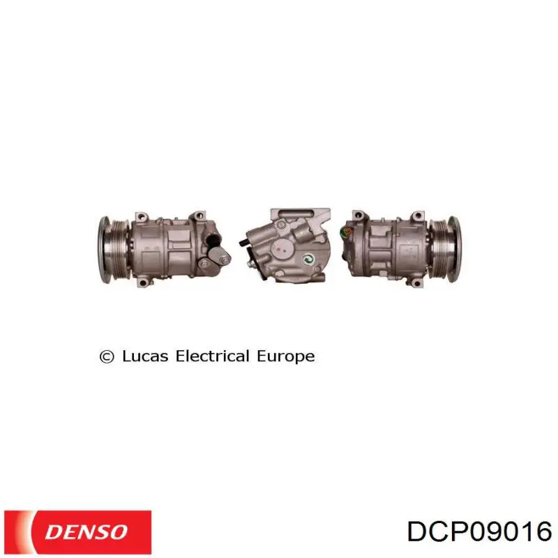 Компресор кондиціонера DCP09016 Denso