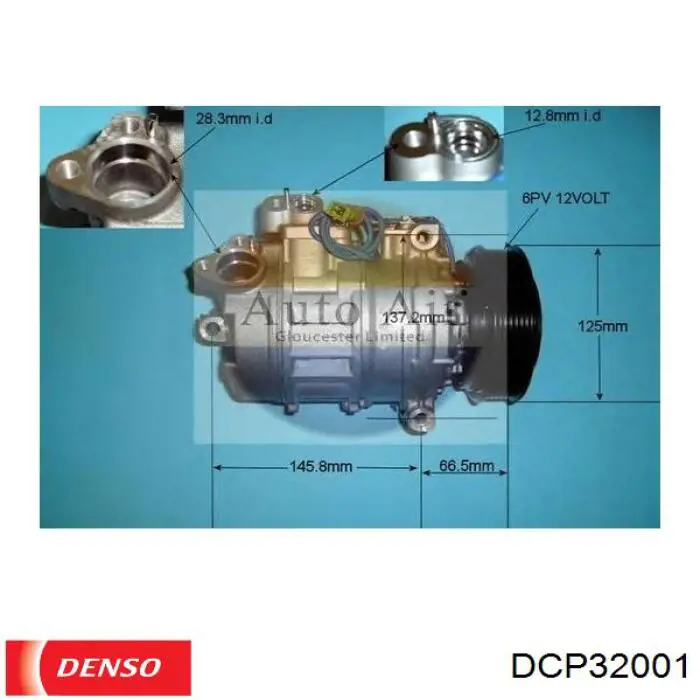 Компрессор кондиционера DCP32001 Denso