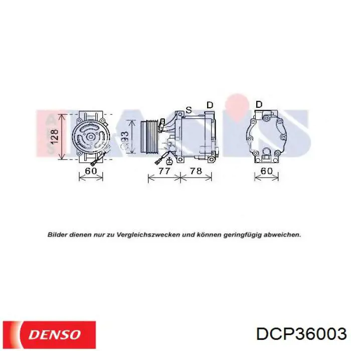Насос кондиционера Denso DCP36003
