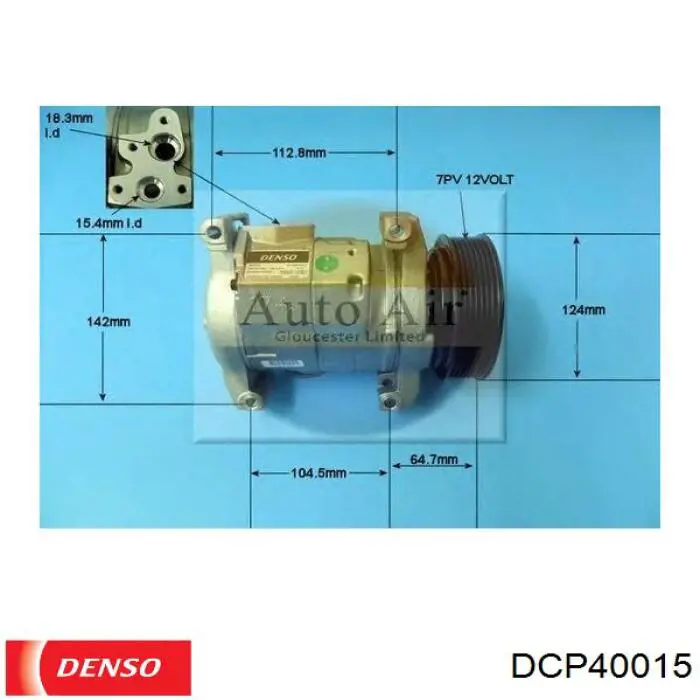 Насос кондиционера Denso DCP40015